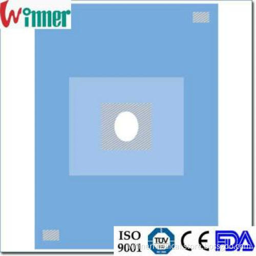 disposable sterile Fenestrated surgical drape
